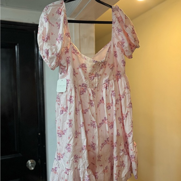Altar'd State Pink Floral Mini Dress - Picture 2 of 3